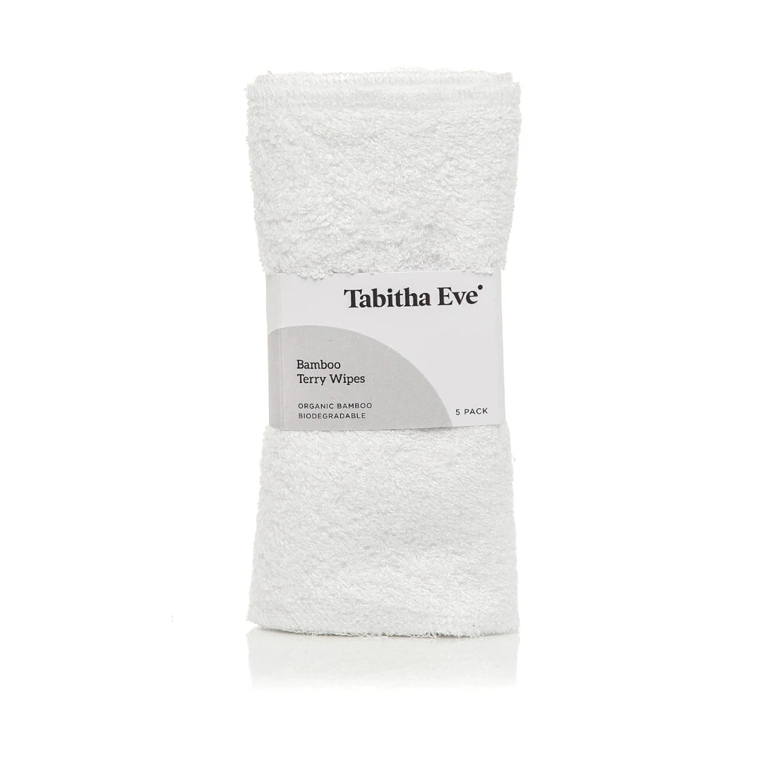 Reuseable Bamboo Terry Wipes